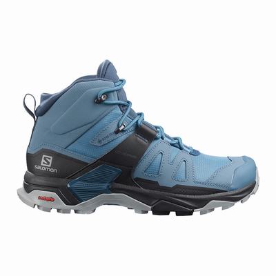 Női Salomon X ULTRA 4 MID GORE-TEX Túrabakancs SA5980364 Kék/Fekete